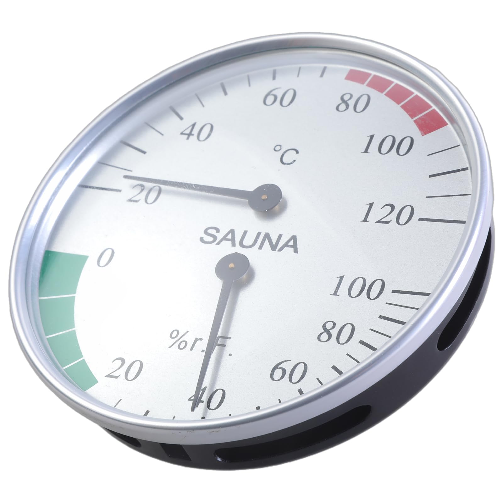 Thermometers Hygrometer Clear Scale Baby Room Wall Mounted Temperature Humidity Measurement Meter Gauge for Sauna Room Double Display Temperature Gauge