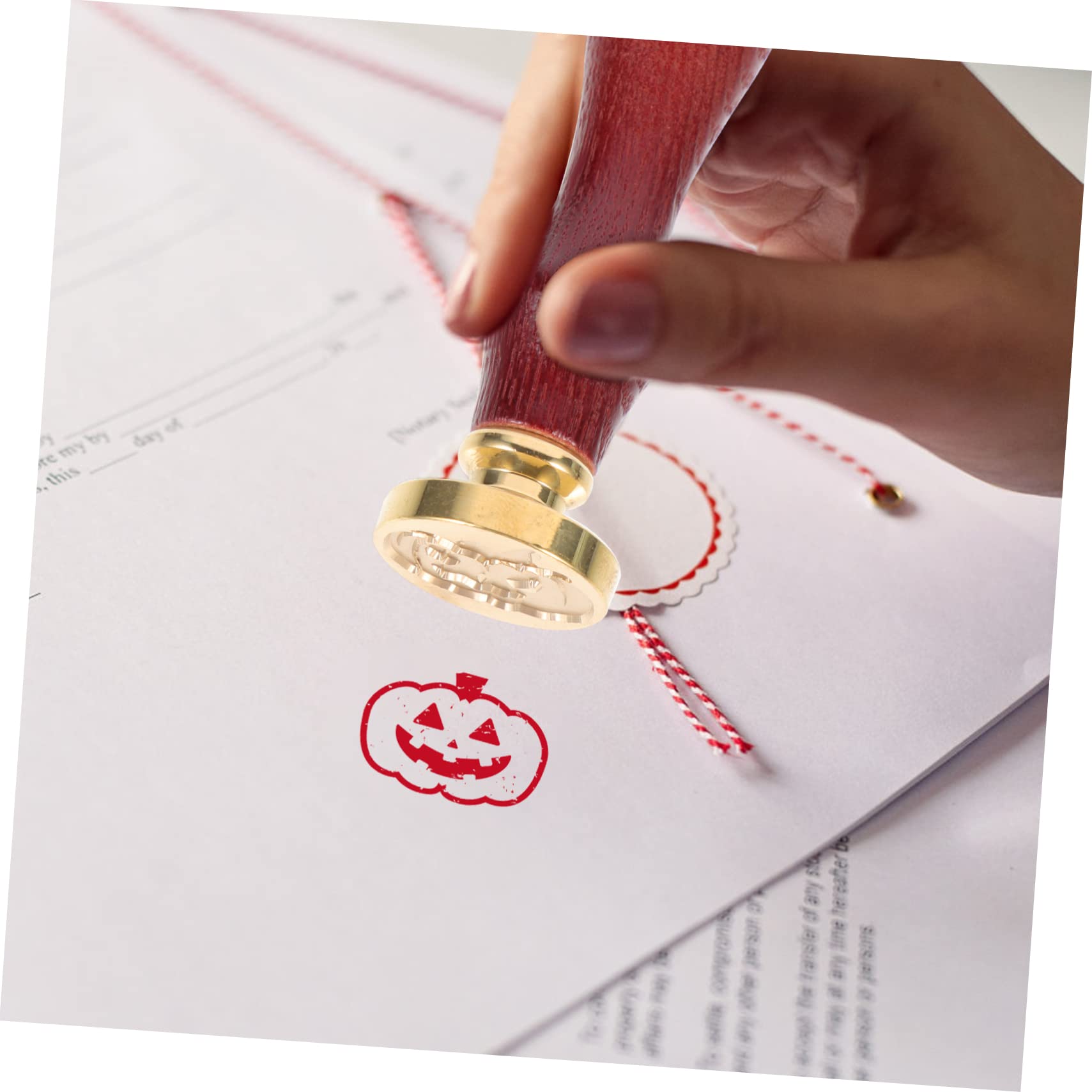 3sets Timbri Cera Per Halloween Con Teste Decorative Uniche Kit Di Sigillatura Per Inviti e Decorazioni Fai Da Te