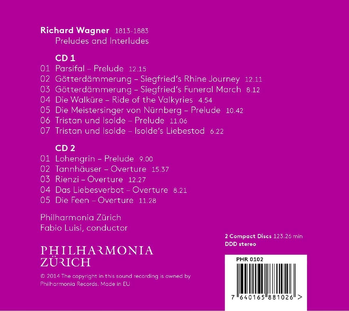 Wagner/ Preludes and Interludes