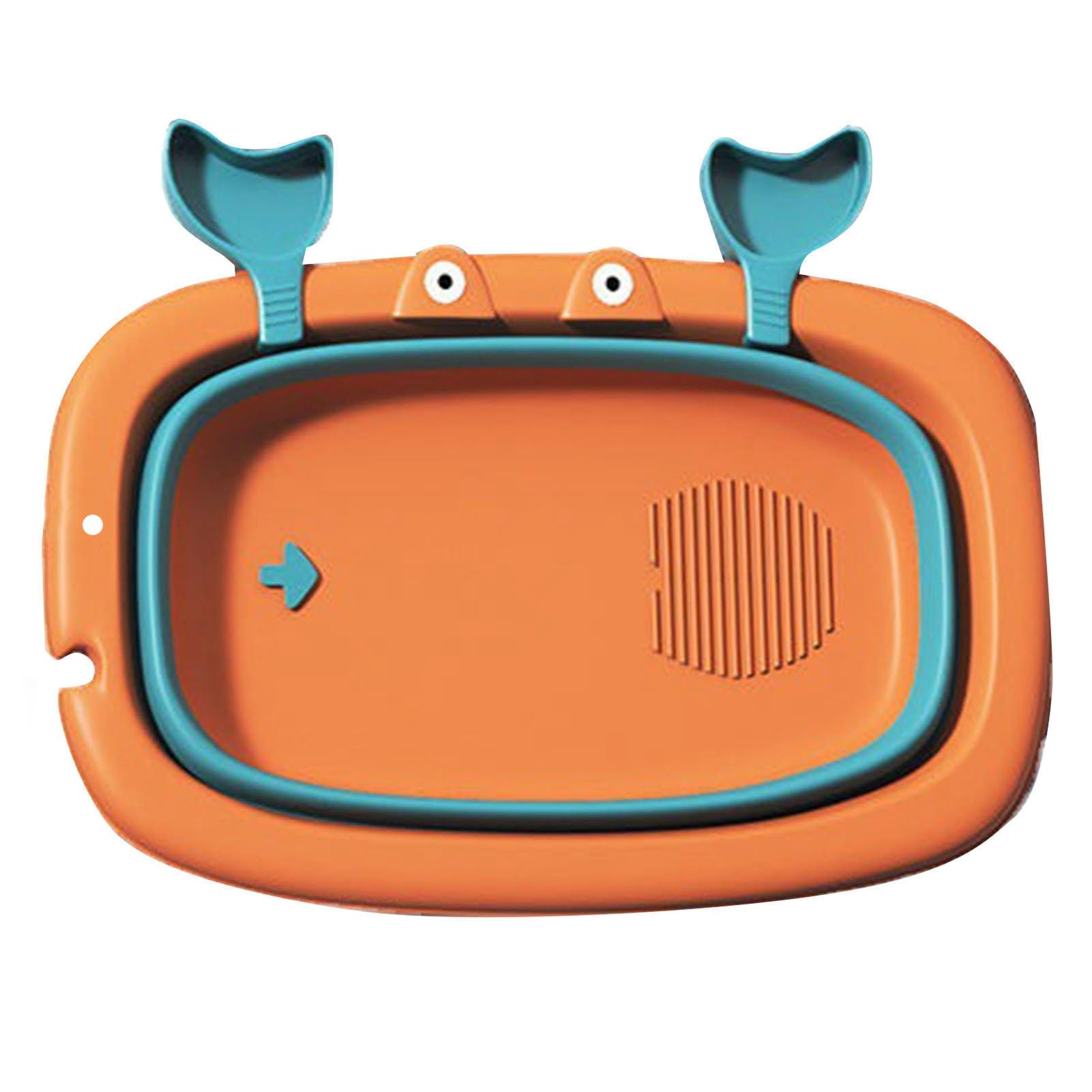 Qcwwy Fournitures de Toilettage de Nettoyage de Chien, Baignoire Portative Multifonctionnelle d'animal Familier avec Le Trou de Douche pour Les Chats et Les Chiens Baignoire Pliable