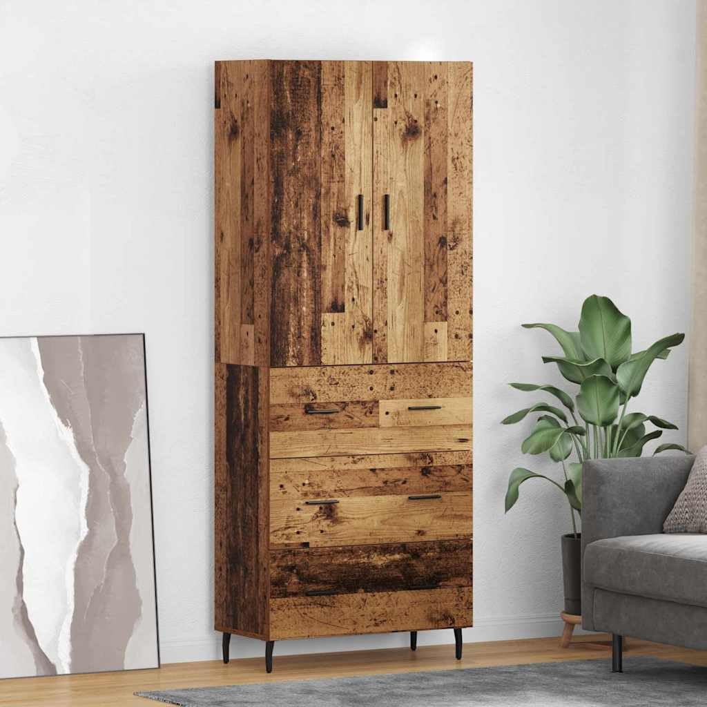 Tablero alto de alta calidad de madera recuperada y diseno moderno
