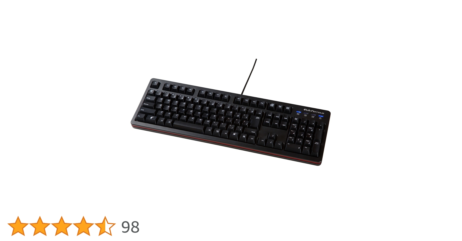 (未使用･未開封品)ビットフェローズ 複数同時押し対応ゲーミングキーボード ブラック BFKB109UP1 複数同時押し対応ゲーミングキーボード ”BFKB109UP1” | Bit