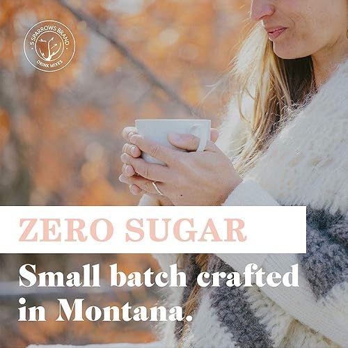 Miniatura 4 de 5 Sparrows - Mezcla de bebidas con sabor a Chai Latte sin azúcar stevia apta para diabéticos baja en FODMAP crema de café sin azúcar 10 onzas