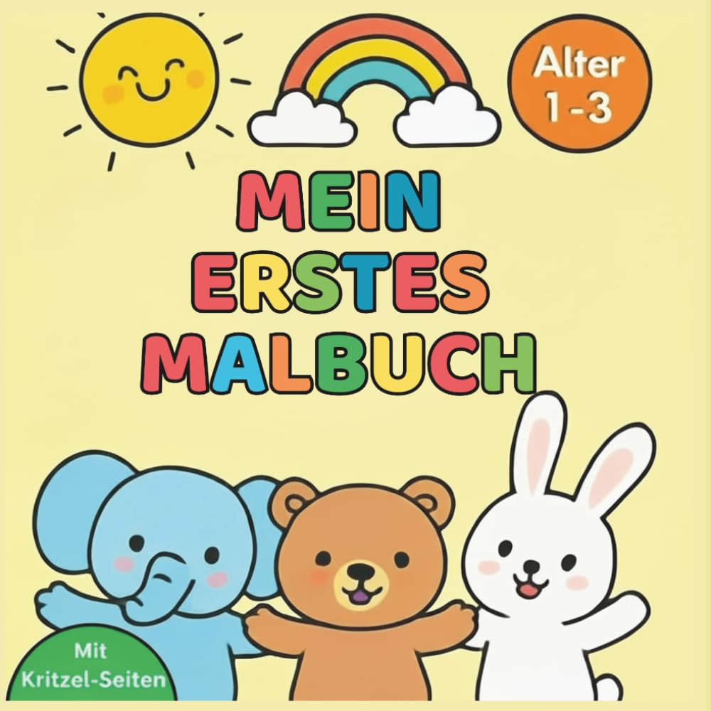 Mein erstes Malbuch: Mit Kritzel-Seiten