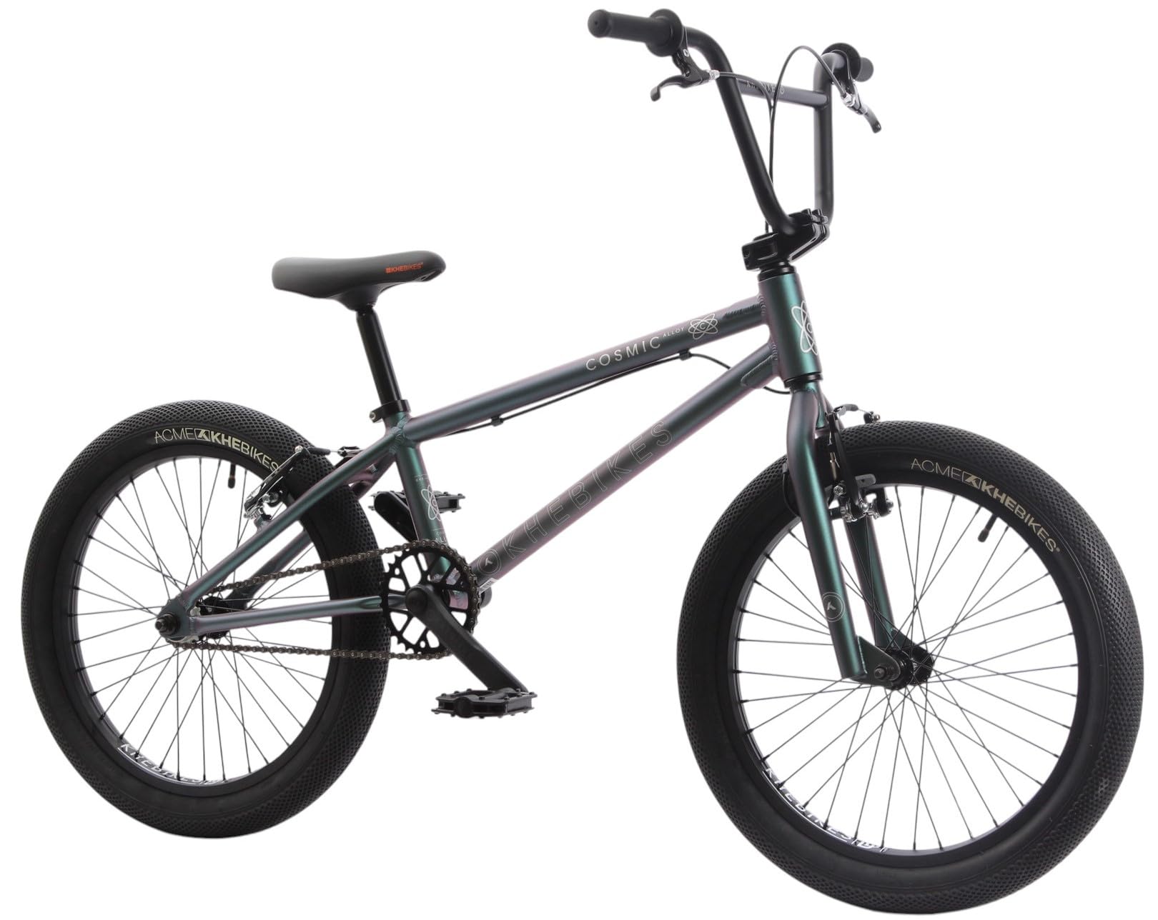 KHEbikes KHE Cosmic AL rower BMX 20" – 10,6 kg – ramka aluminiowa – wirnik Affix – felgi podwójne – Flipflop Zielony – rower BMX dla początkujących – 2025