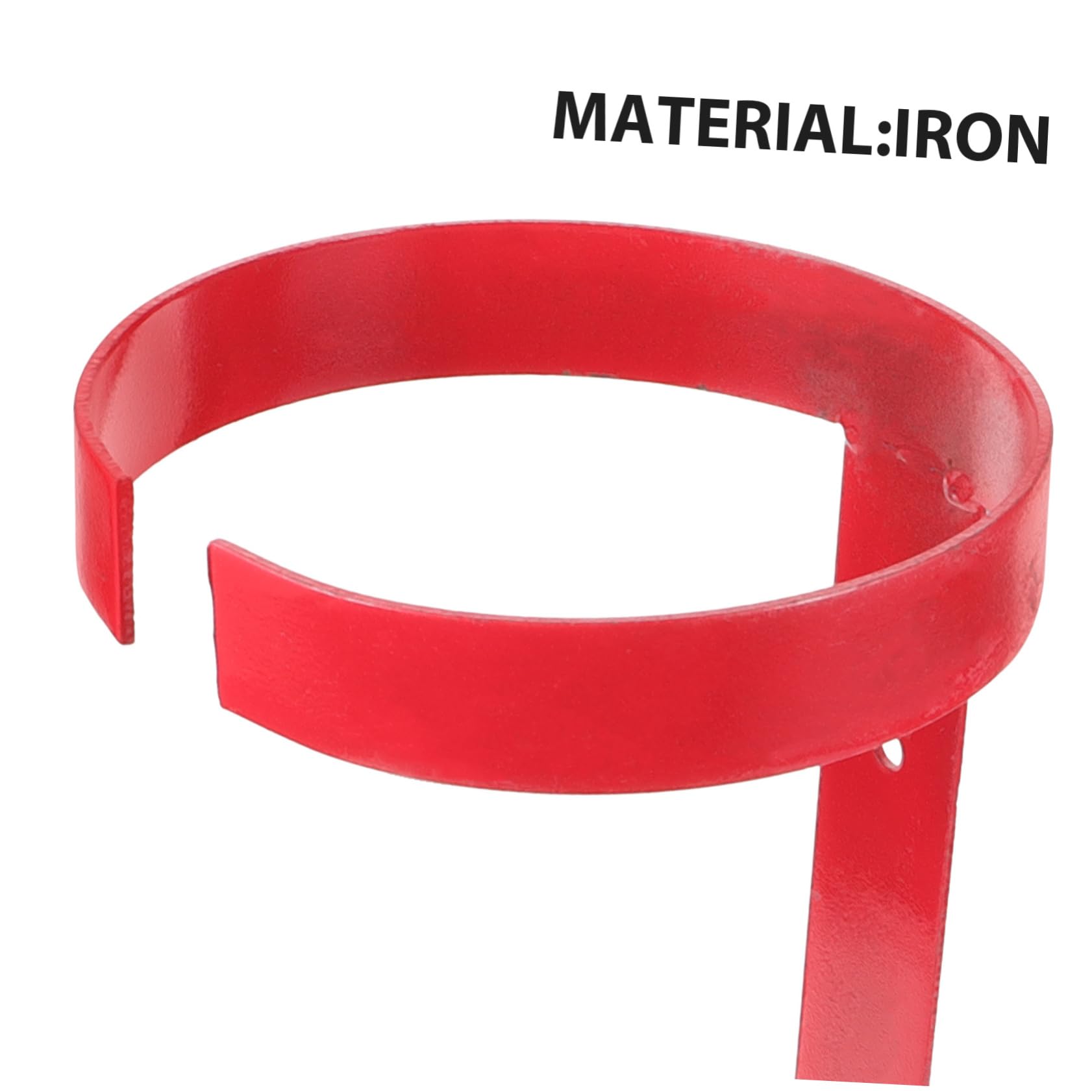 Artibetter Soporte Mural Para Extintor De Incendios Metálico Hierro Doble Aro Para Extintores 5-6 Kg Soporte Seguro Vehículos y Hogar Unidad Única