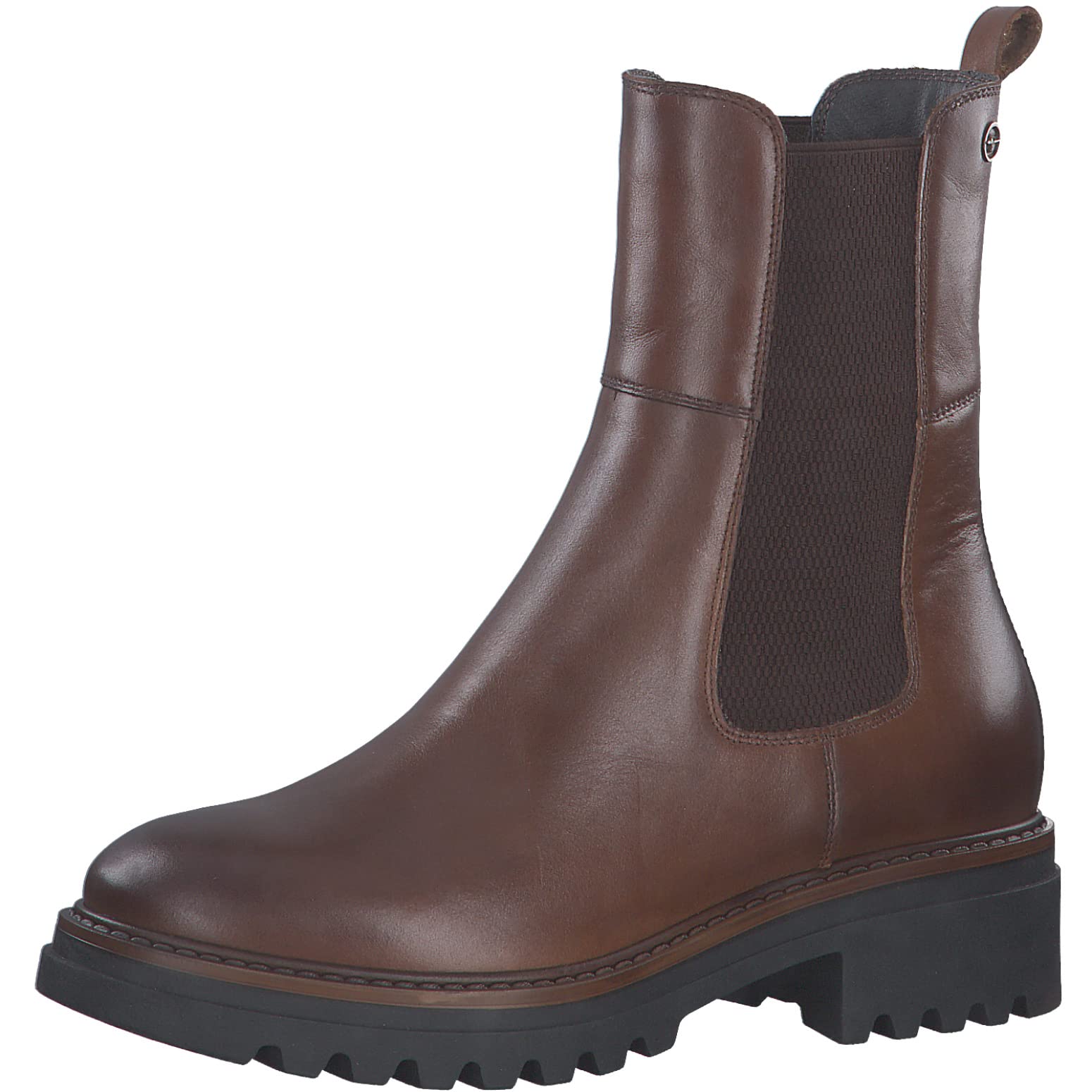 Tamaris Women's Chelsea Boots, Women's Ankle Boots, Touch-it Footbed, Muscat leather, 37 EU