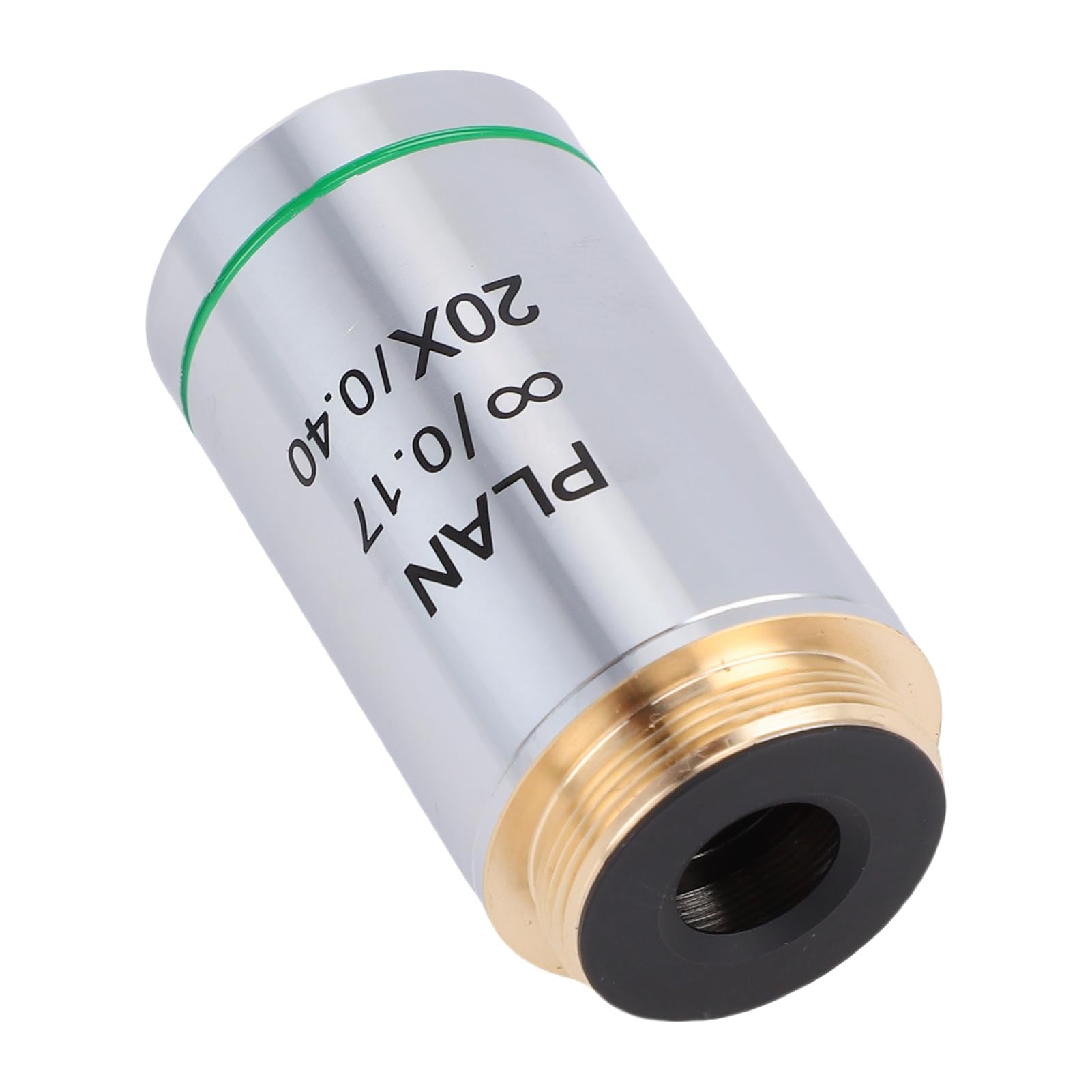 Yinhing Obiettivo Piano 20X Filettatura RMS da 20,2 Mm Lente per Microscopio Biologico Ad Alta Risoluzione per la Ricerca Citologica Chiarezza Ottica e Nitidezza Superiori Vetro Rivestito Multistrato