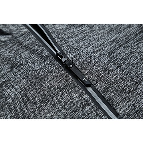 FELiCON Heren T-shirt met Lange Mouwen Sneldrogende Tech Warming-up voor Heren Licht en Ademend Sweatshirt met 1/4-Rits Running Jogging-Top Jacket Basislaag Sportkleding voor Buiten - Image 6