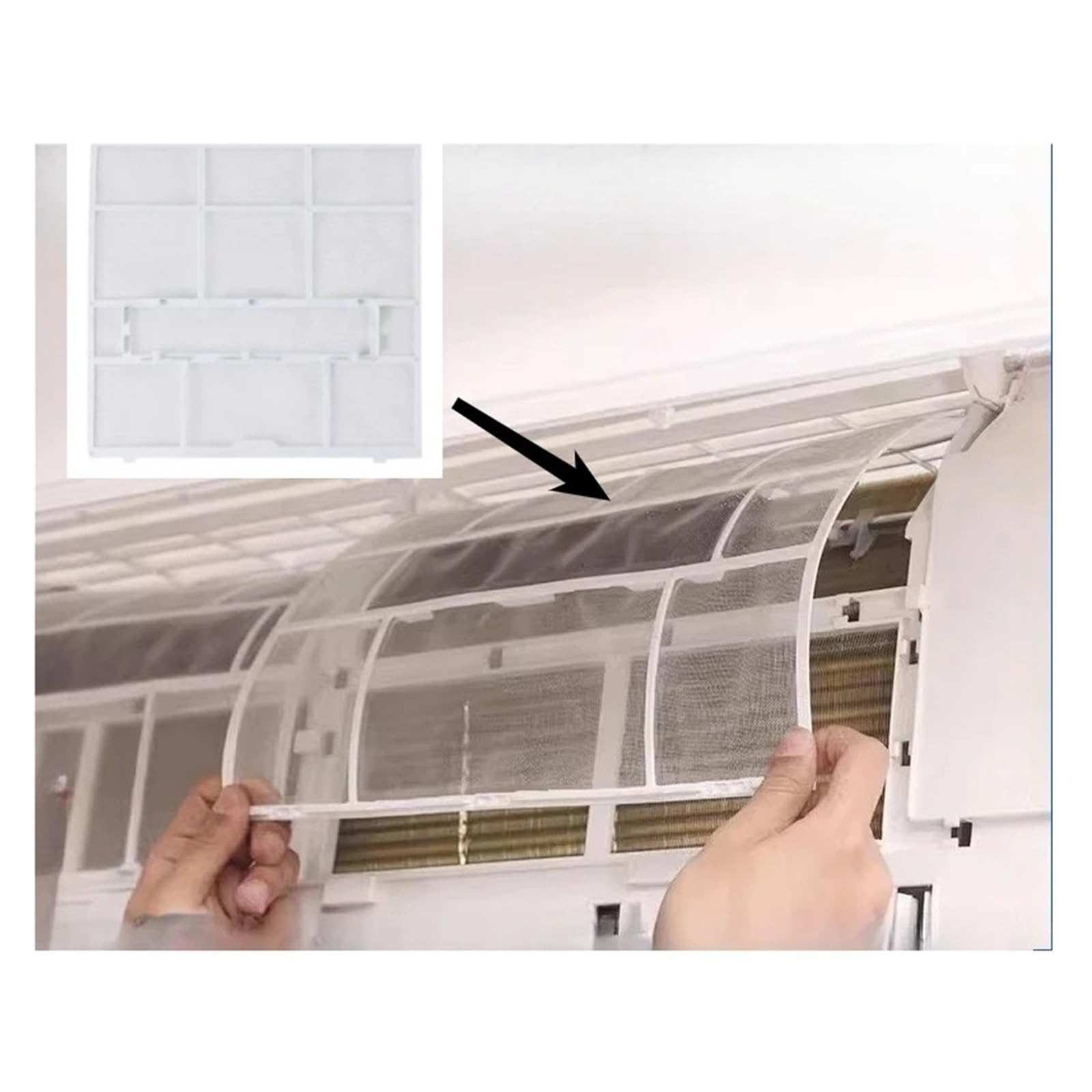 2 Filtros De Aire Acondicionado, Compatibles Con Gree, Piezas De Filtro De Polvo(No.12)