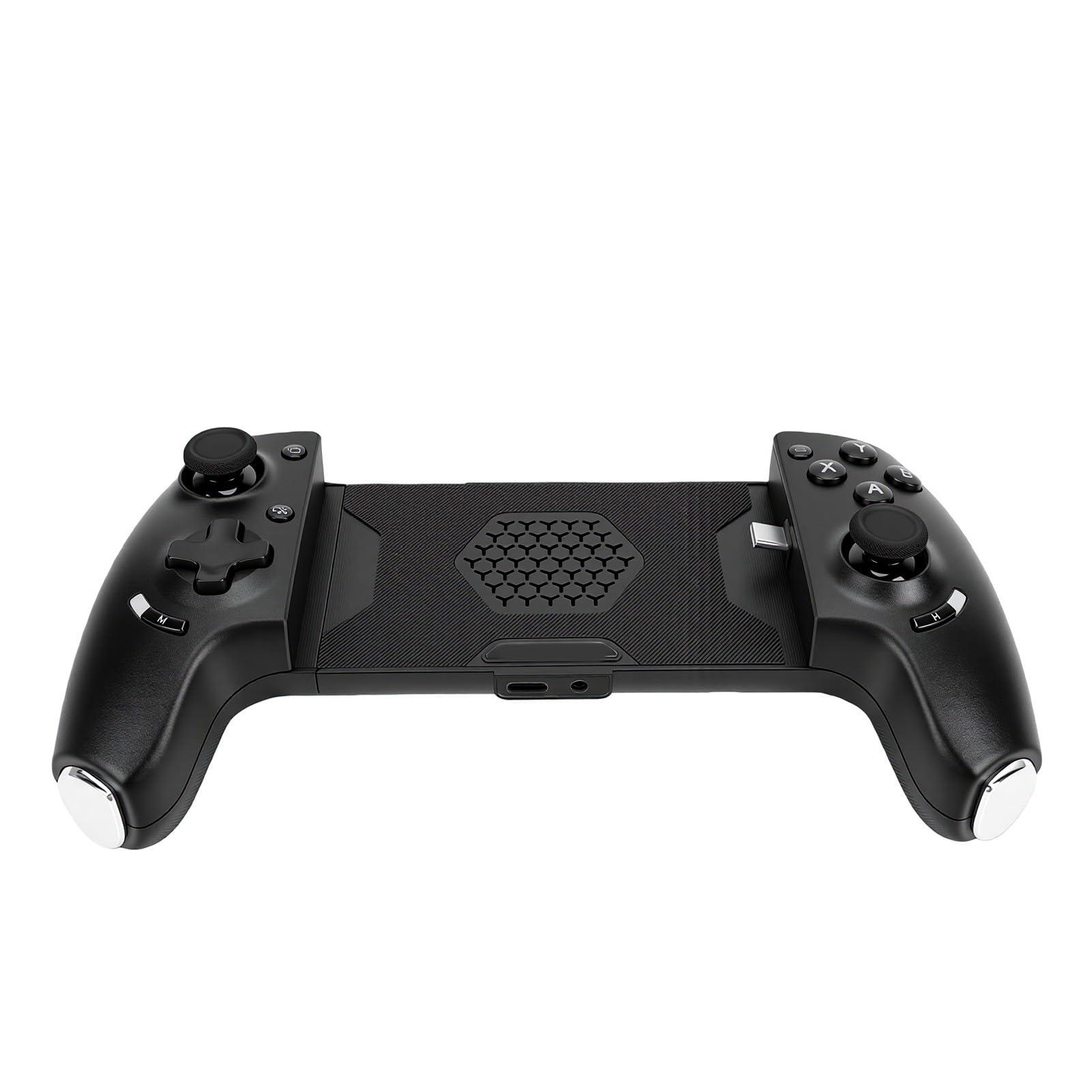 Zunate Controller di Gioco Mobile Bluetooth 5.3 con Joystick Effetto Hall per PC - Gamepad Wireless con Doppi Paddle Posteriori, Design Retrattile per Telefoni da 4,33-7,44 Pollici,