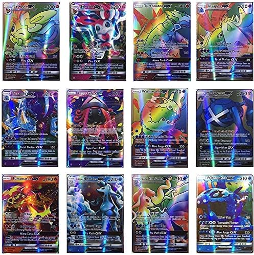 100 Sport Card Extremely Uncommon TCG Fashion Card Holo Ex Full Artwork(20 GX + 20 Mega + 1 Vitality + 59 EX Arts)-No Duplication 6 61kRR+8ZOSS. AC