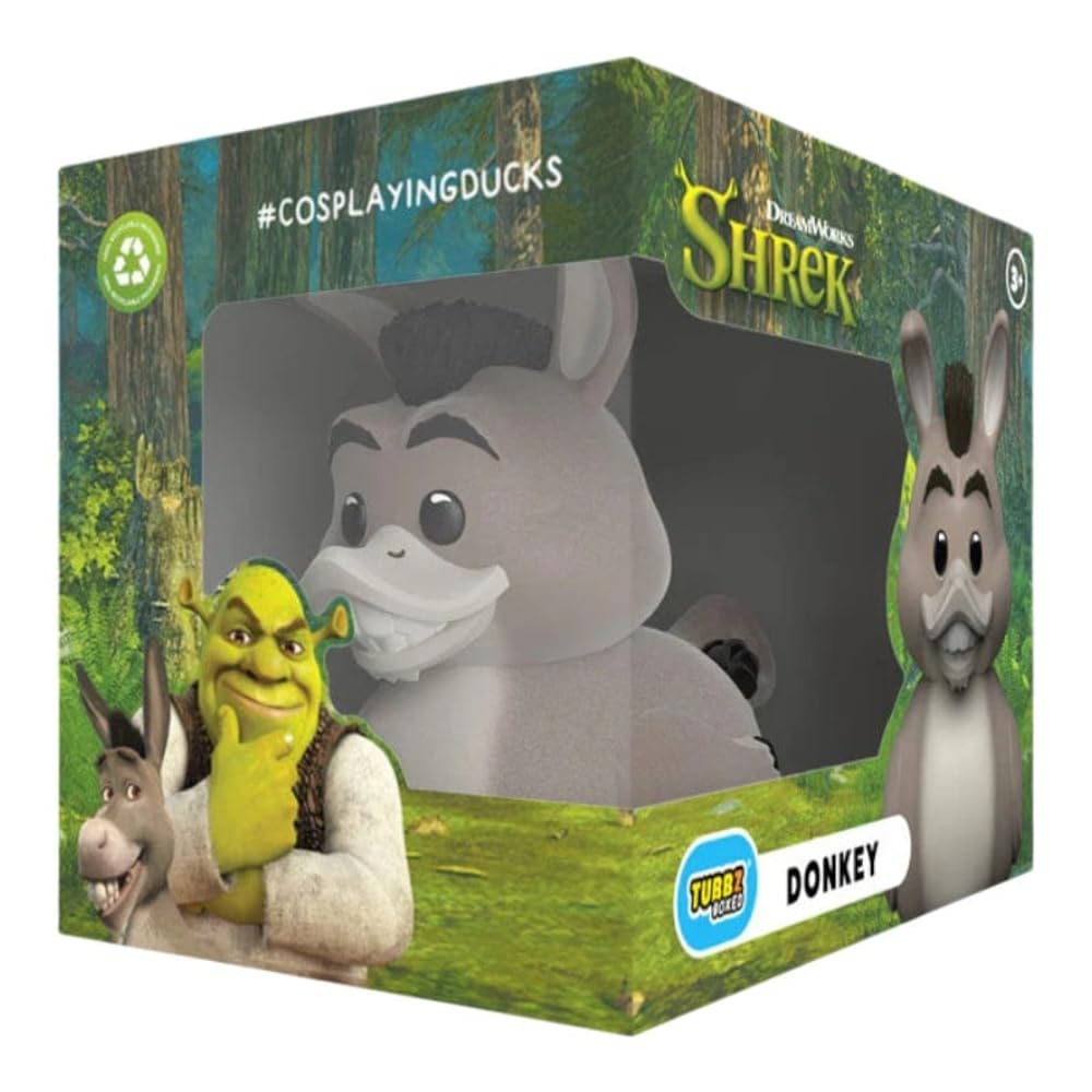 TUBBZ Boxed Edition: Shrek - Donkey Cosplaying Rubber Duck Vinyl Figure