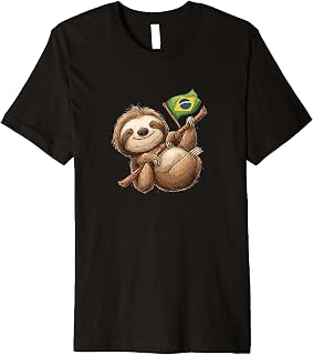 Awesome Sloth Costume for Brazilian Animals Lovers Premium T-Shirt