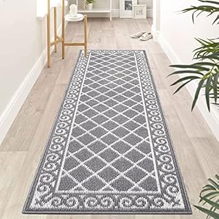 SHACOS Carpet Runner for Hallway, 60 x 180 cm Non Slip Runner Rug Anti Fatigue Carpet Runner Rug Washable Absorbent Runner Area Rugs for Hallway Entryway Kitchen Laundry Room