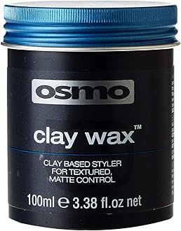 Firm Hold Clay Wax for Matte Finish Without Shine for a Natural Looking All Day Long Hold for All Hair Types 3.38 Fl Oz (Pack of 1)