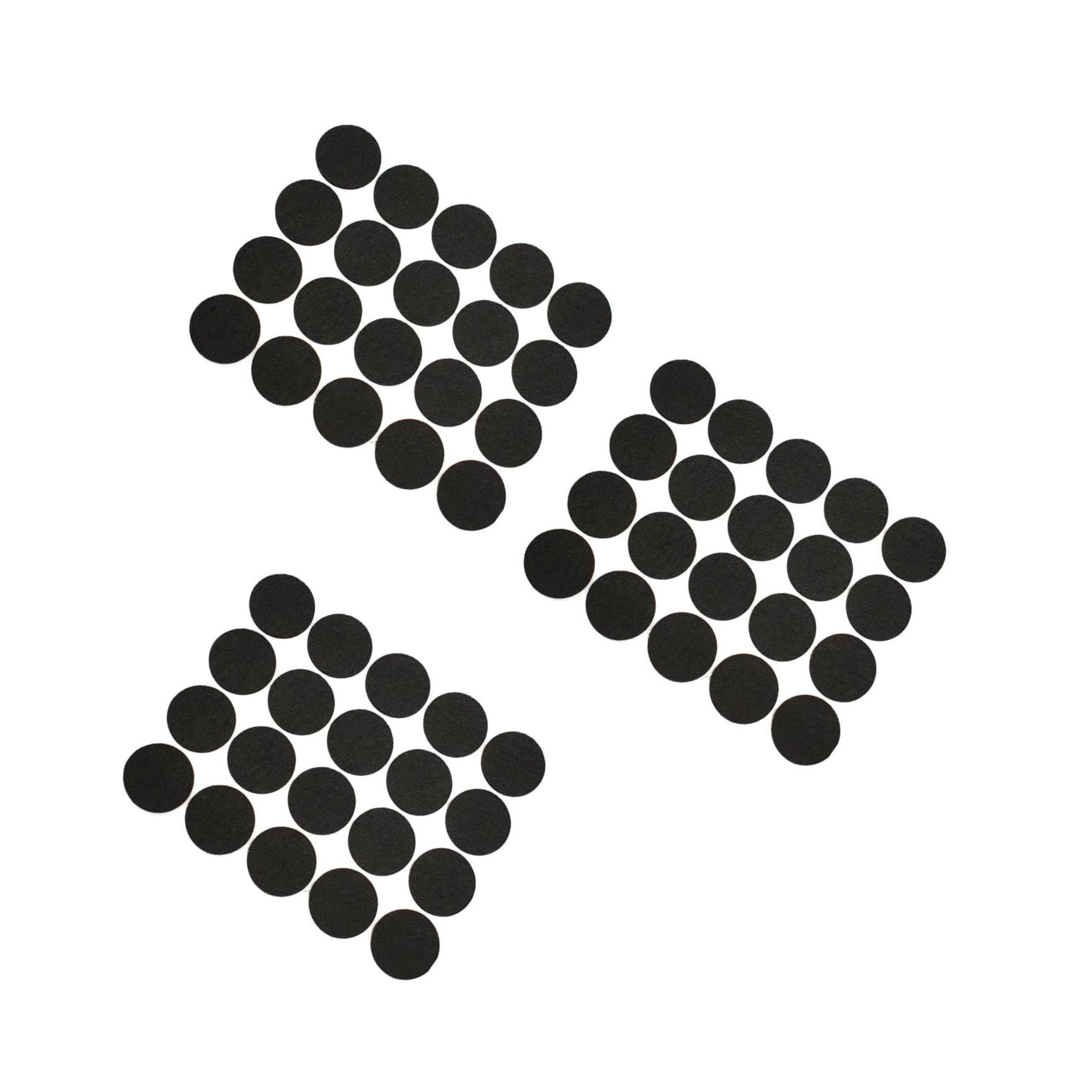 jojofuny 3 Juegos De Almohadillas De Fieltro Redondas De 2 Cm De Duración Que Protegen Pisos De Madera Dura Protectores De Piso Silenciosos para Patas De Mesa Y Silla (200 Piezas X 3)
