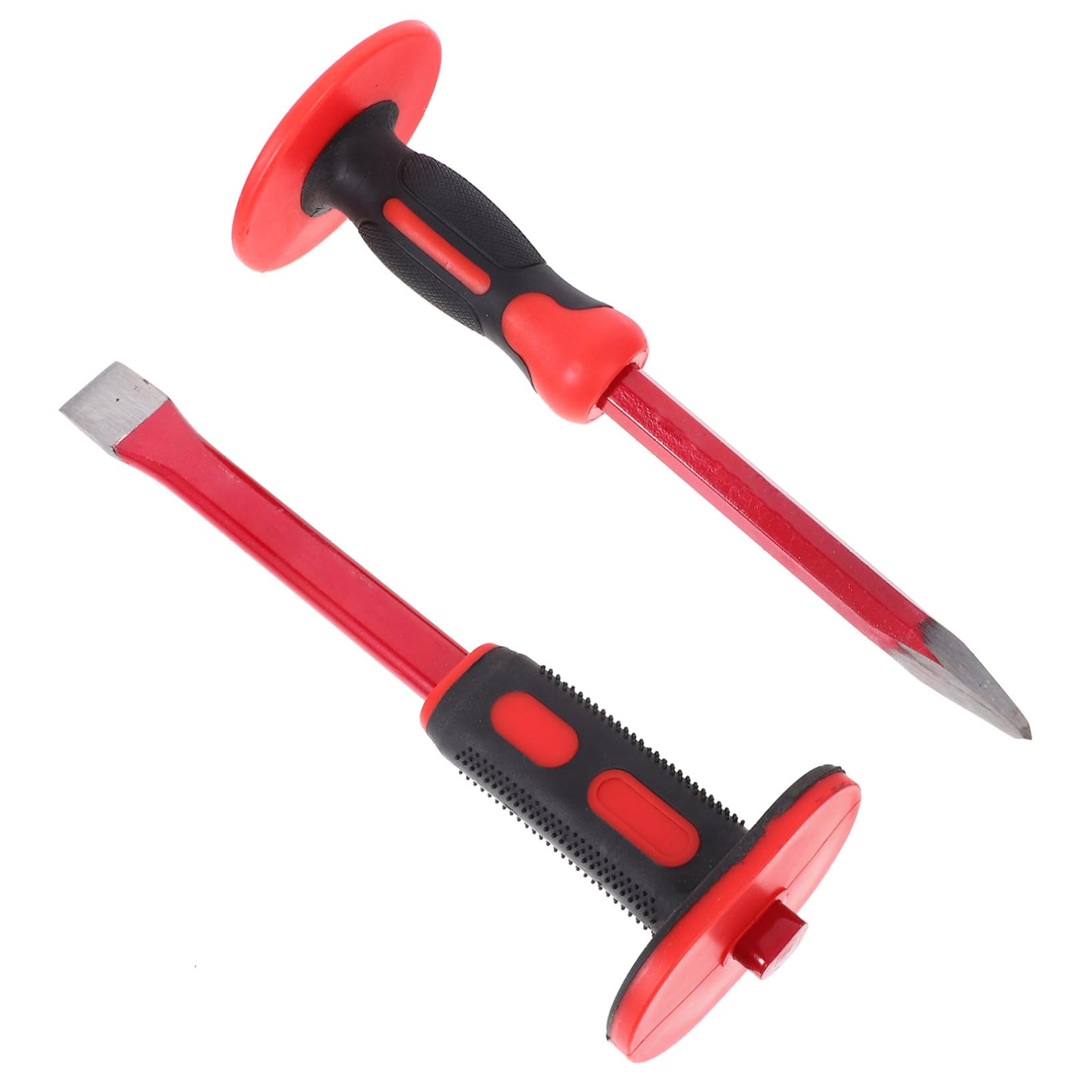 1Ensemble Ciseaux Béton Outils de Maçonnerie Burin Plat Robuste pour Brique Outil de Démolition Heavy Duty Chrome Vanadium