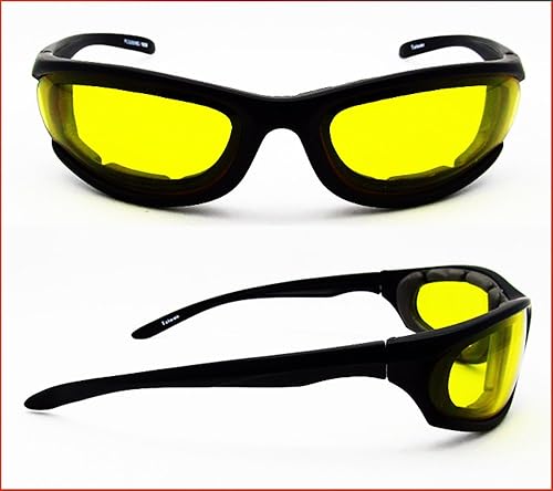 Miniatura 5 de Gafas de espuma para motocicleta con policarbonato ahumado, transparente, amarillo y azul bloqueador lentes para hombres y mujeres - acelerador