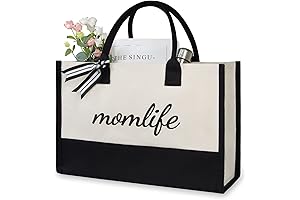 Personalized Canvas Mom Tote - The Ideal Baby Shower Gift for New Moms