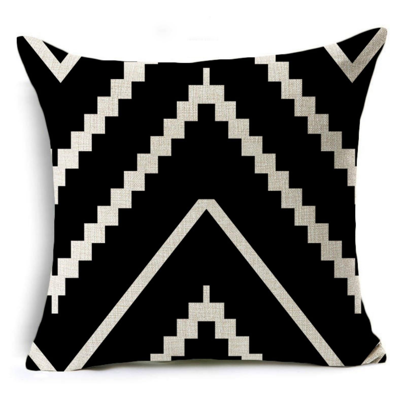 Cushion Covers 60cm x 60cm White Large cushions with covers included - Linen Square Decorative Throw Pillowcases with Invisible Zipper, for Livingroom Sofa Bedroom