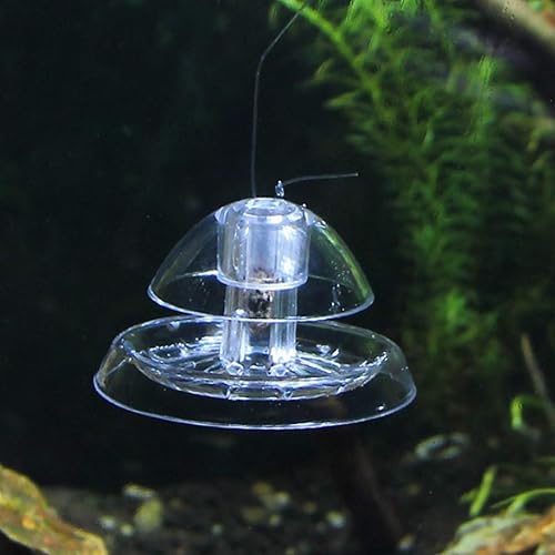 Miniatura 6 de 3 trampas para caracoles, atrapador de caracoles transparente, trampa de caracoles de plástico para acuario, caja transparente con línea de pesca