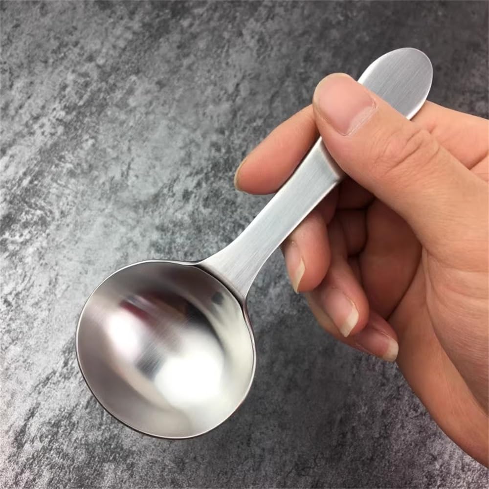 Misurini da caffè Multifunzionali Cucchiaio dosatore in Acciaio Inox, Cucchiaio for Chicchi di caffè, Cucchiaio da Dessert for Latte in Polvere
