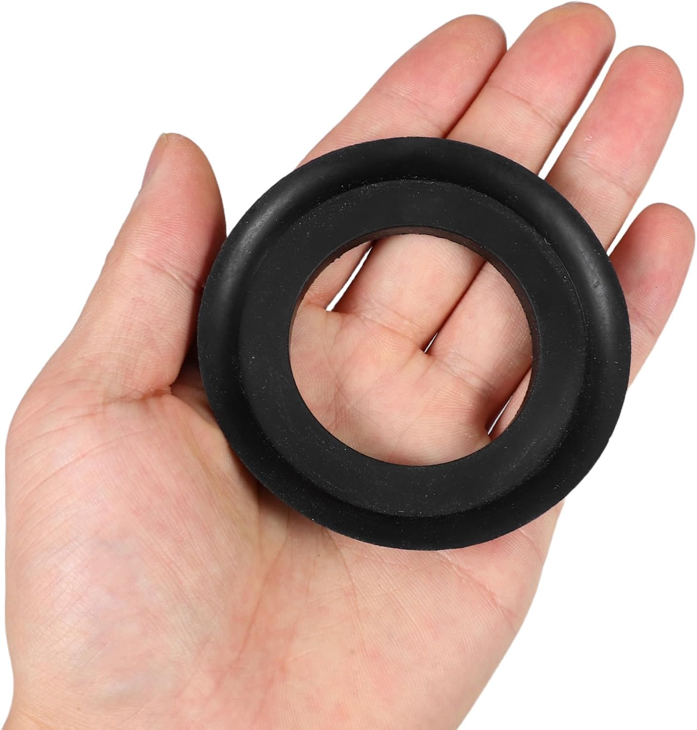 Generic 2pcs Leakproof Rubber Gasket for Urinal Flange, Universal Fit Rubber Sealing Ring with Flange Design, Easy Installation for Home Urinal Drain Repair