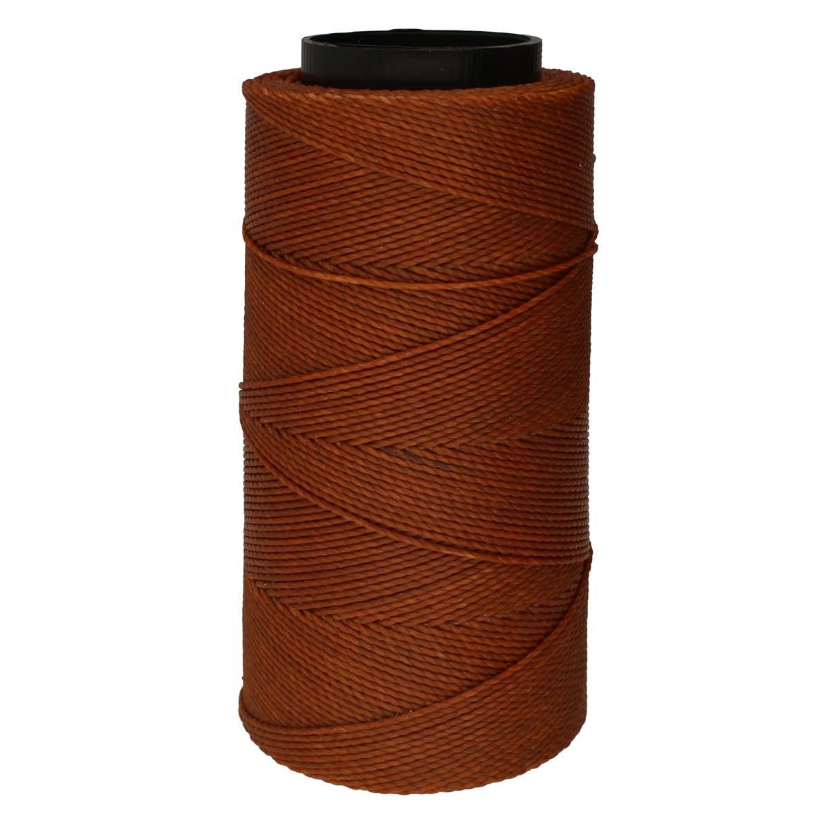 The Beadsmith Knot It Waxed Polyester Cord, Chestnut Color, 0.7mm Diameter, Light Wax, 144 Meters (472 Feet) Per Spool