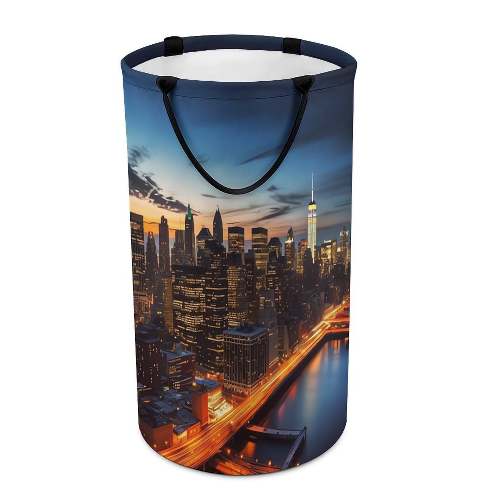 Panier à linge pliable avec poignées grand sac à jouets dortoir