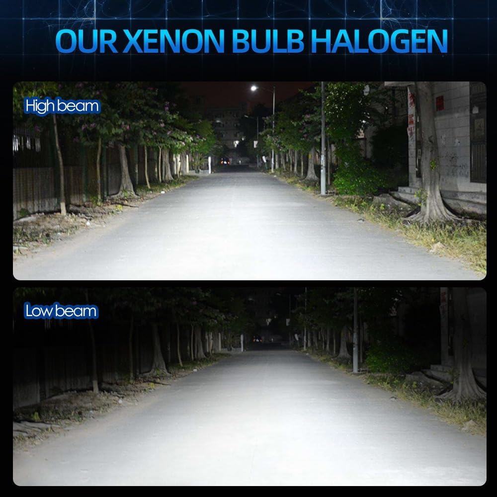 Upgrade Front Light Bulbs Fit For NISSAN JUKE 2011-2014 Light Bulbs, 9007 High Low Dual Beam 6000-6500K White Light, Pack of 2