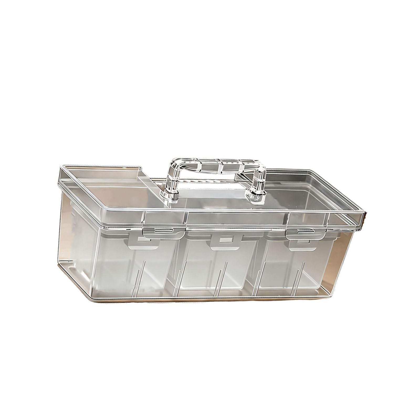 Lightweight Stackable Compartmentalized Tool Box Designed for Quick Access to Small Tool Efficient Parts Management Handheld Hardware Storage