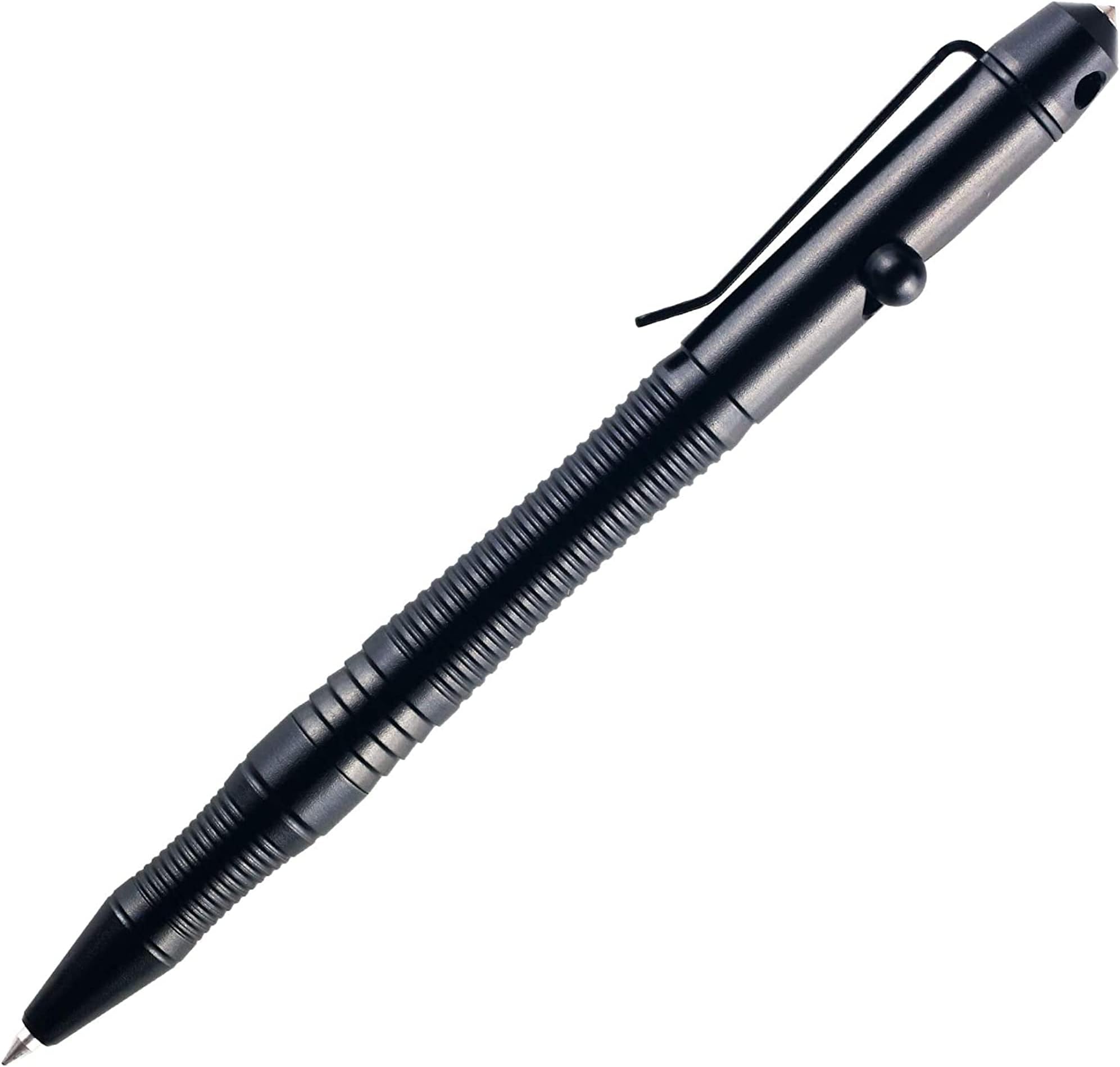 SMOOTHERPRO Bolt Action Pen Compatible with Pilot G2 Refill Durable Stainless Steel Clip for EDC Use Signature in Office School Color Black (TG205)