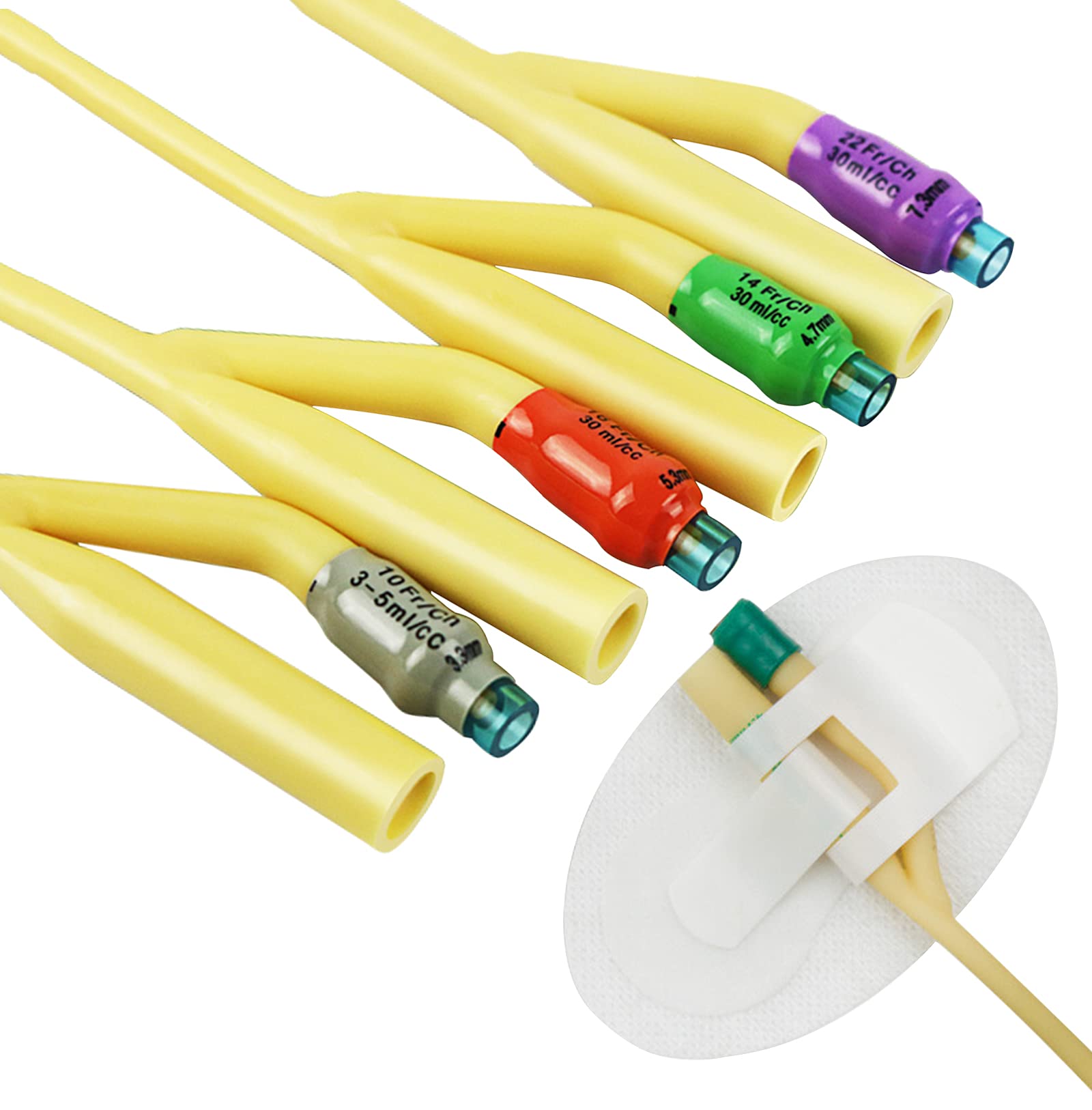 Buy Julitech 12 Sticks Catheters & 5Pcs Catheter Fixation Stickers Set