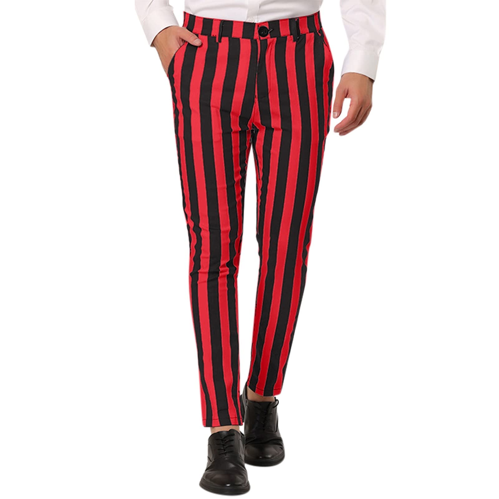 Pantalon de costume d'affaires 2026 pour homme, rayé, grande taille, rafraîchissant et confortable