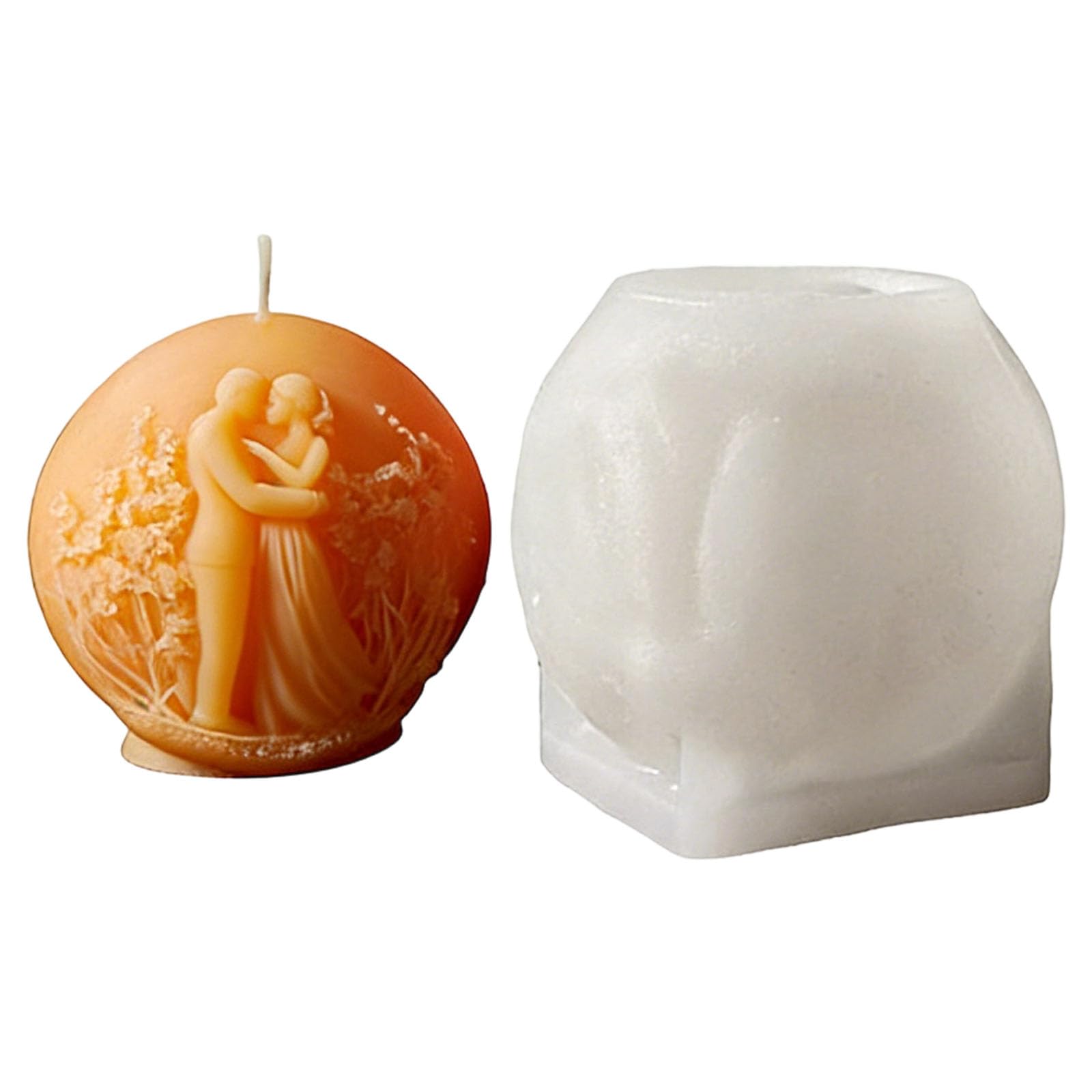OSNIYAW Multipurpose Silicone for Soap Chocolate Star Designs Silicone Cylindrical Star Embosseds