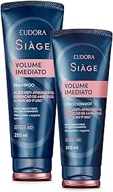 Combo Siàge Volume Imediato: Shampoo 250ml + Condicionador 200ml