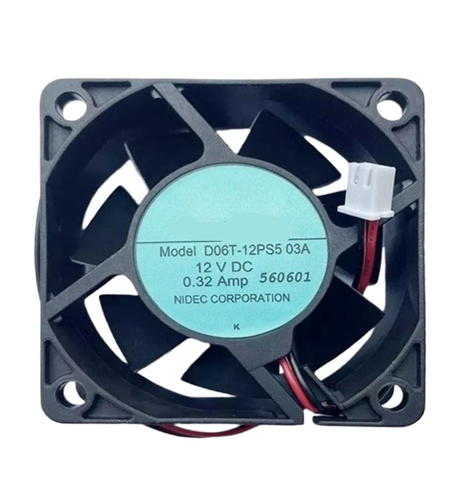 FSBNMNXPQ Axial flow fan D06T-12PS5 03A 12VDC 0.32A 60x60x25mm