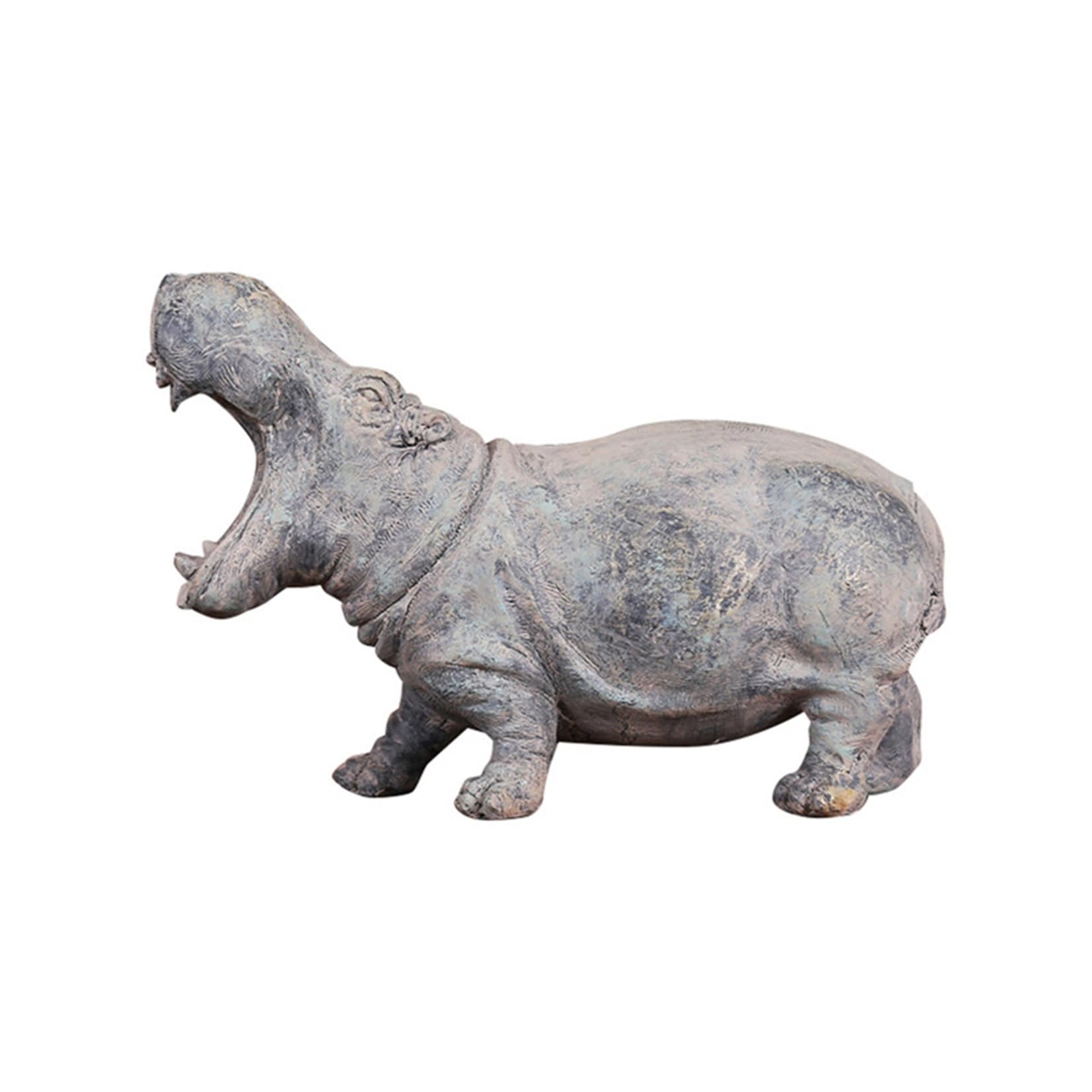 Amazon.co.jp: 置物 カバの置物 リアル 鎮宅 招財 厄除け 開運