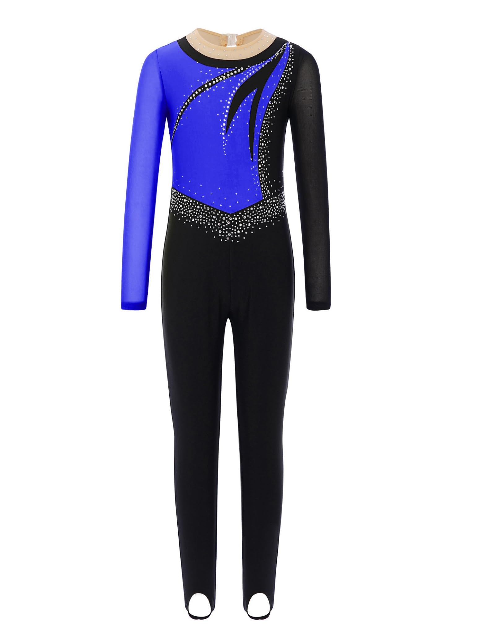 Sport Yoga Gym Combinaison Enfant Fille Sport Académique Justaucorps De Gymnastique Body Danse Ballet Manche Longue Jumpsuit 6-16 Ans