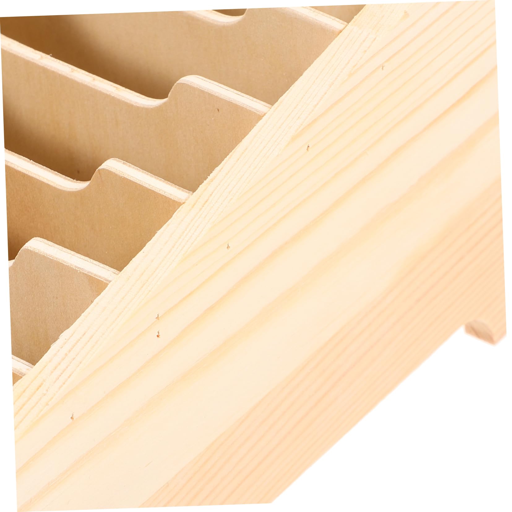 Caja de Almacenamiento Múltiples Compartimentos de Madera para Teléfono Organizador de Escritorio Multifuncional para Aula y Oficina, para Llaves y Papelería