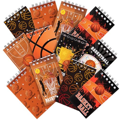 Mini blocs-notes de basket-ball pour anniversaire enfant et cadeaux d'invités créatifs