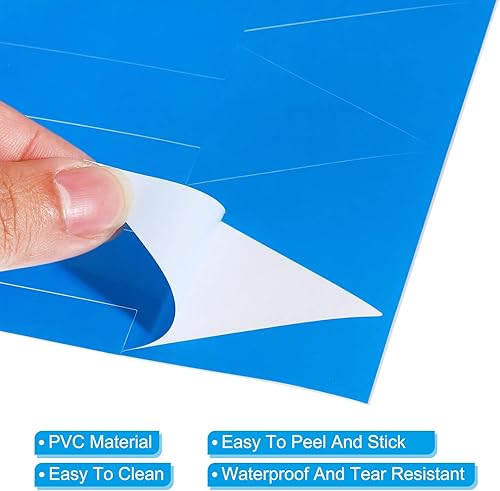 Miniatura 16 de PATIKIL Adhesivo de flecha de 6 x 2 pulgadas, paquete de 24 calcomanías de PVC extraíbles autoadhesivas impermeables para piso, letrero de flecha