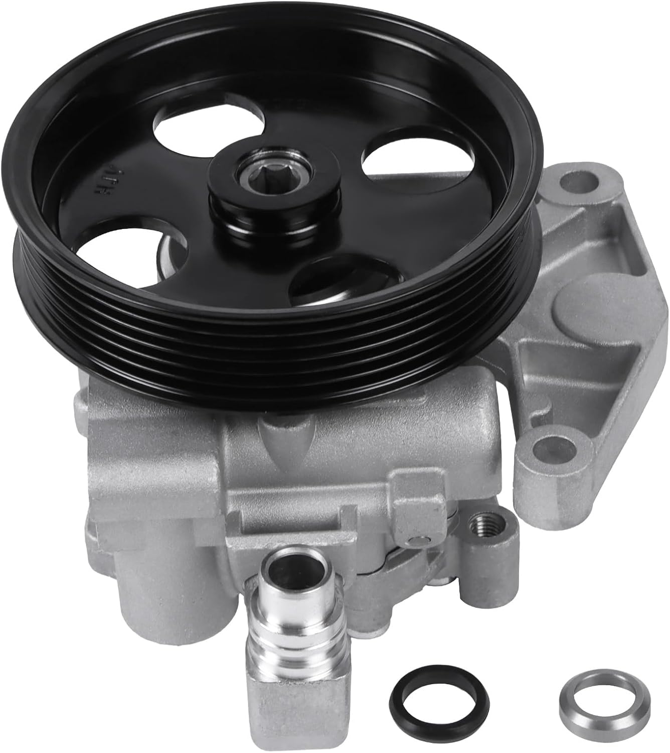 21-541 Power Steering Pump Fit for C300 2010-2012 3.0L/3.5L V6, C350 2011 3.5L V6, E350 2010-2011 3.5L V6, E550 2010-2011 5.5L V6, Power Assist Pump Replace for 21-541, 21541