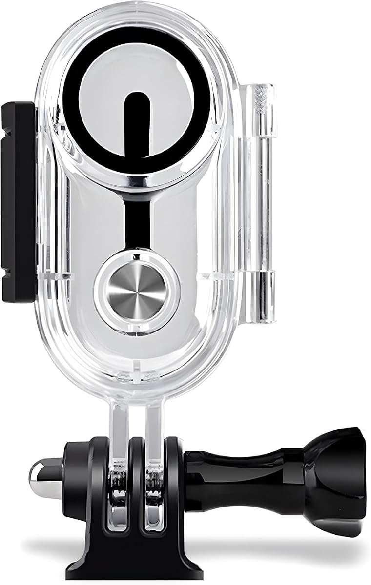 Waterproof Housing Case for Insta360 GO 3S, Go 3 Underwater Dive Protective Shell 30M (98ft) with Bracket Accessories