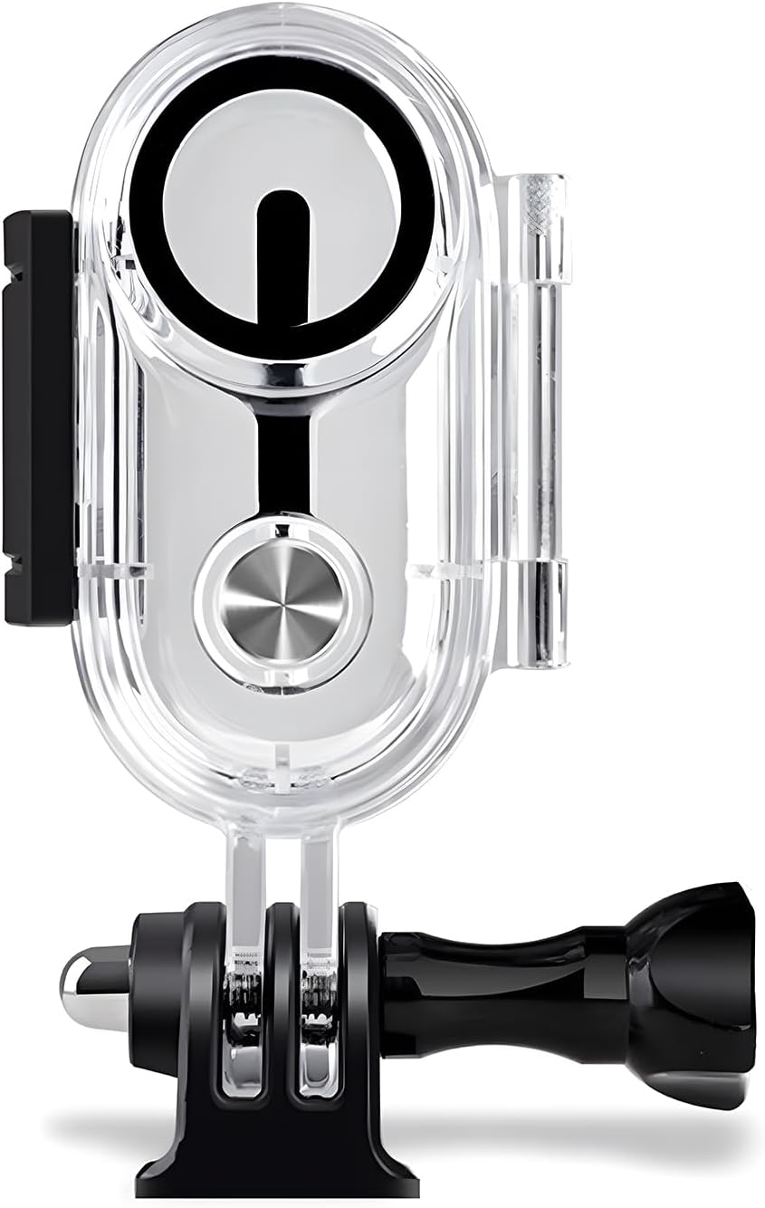 Waterproof Housing Case for Insta360 GO 3S, Go 3 Underwater Dive Protective Shell 30M (98ft) with Bracket Accessories