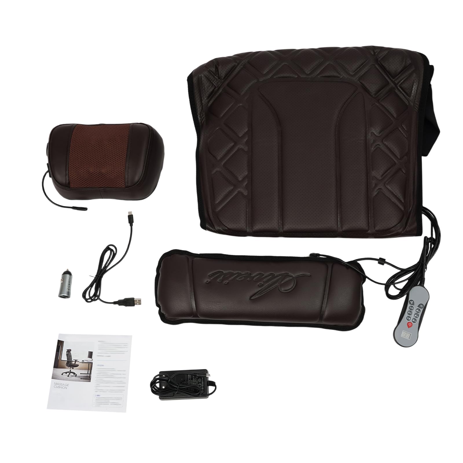 Massagekissen Sitzauflage mit Heizfunktion für Auto und Zuhause Shiatsu Nacken