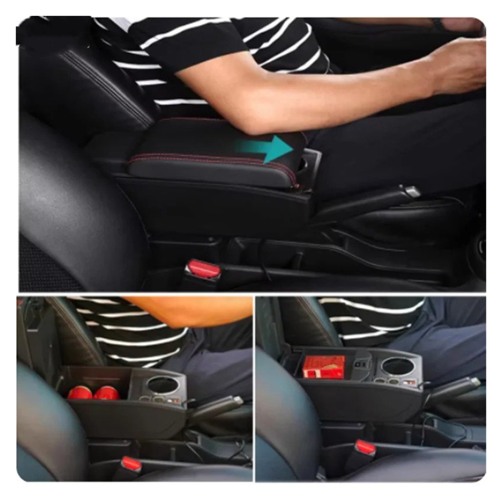 Per Duster Per Dacia 2010-2018 Scatola Portaoggetti Bracciolo Auto