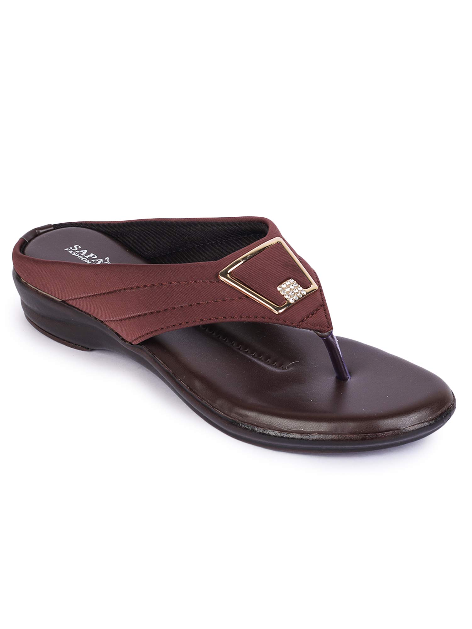 Sapatos Women Sandals, Women Casual Footwear, Fashionable Sandal Ideal For Women, Ideal Gift For Special Occasions (ST-6034-Brown-36) (B08J43WYVX) Amazon Price History, Amazon Price Tracker
