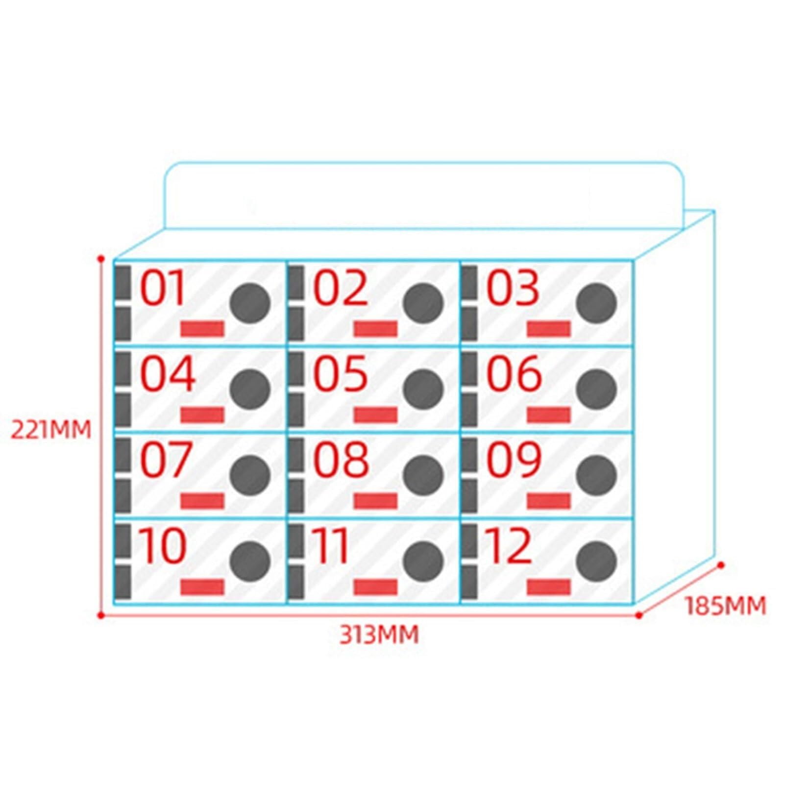 Caja de Almacenamiento para teléfono móvil Soporte acrílico para teléfono móvil Caja de Almacenamiento de Escritorio Armario Transparente acrílico para teléfono móvil con Cerradura de seg